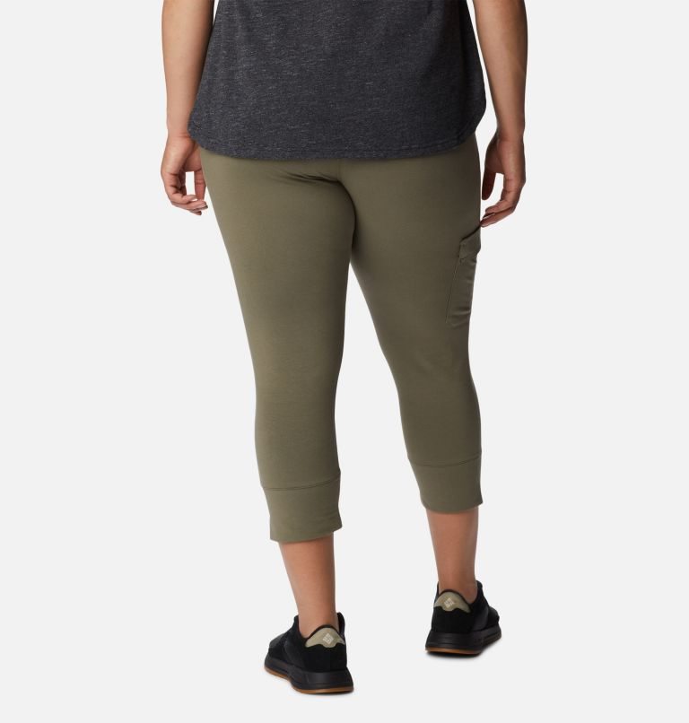 Colanti Columbia Trek Capri Dama Masline Verzi | Plus Size YSM01S8Z7